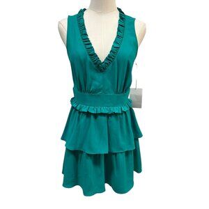 Amanda Uprichard New York Sleeveless Ruffle Tiered Dress – Size S – NWT
